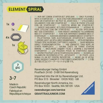 RAVENSBURGER GraviTrax Junior - Element Spirale rozširujúca sada - špirálová dráha pre deti od 3 rokov