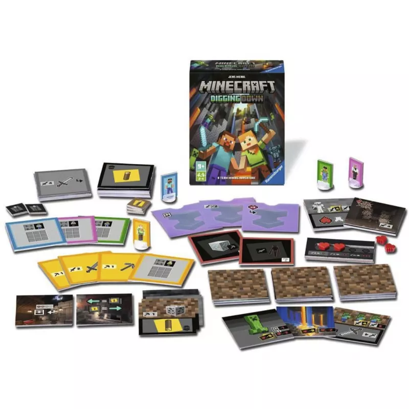 RAVENSBURGER Minecraft: Digging Down strategická hra