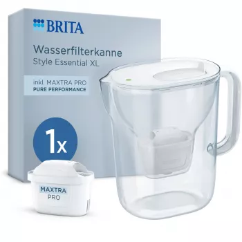BRITA Style Essential XL biela kanvica na vodu s filtračnou kazetou MAXTRA PRO Pure Performance