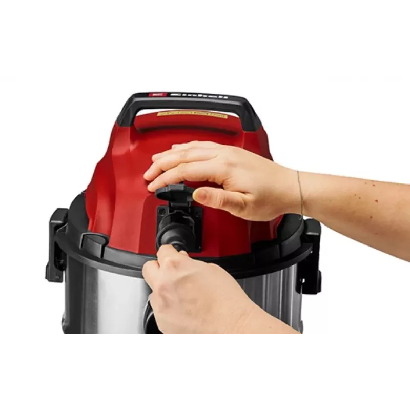 Vysávač na mokré/suché vysávanie do dielne Einhell TC-VC 3055 SA so zásuvkou, 30 L