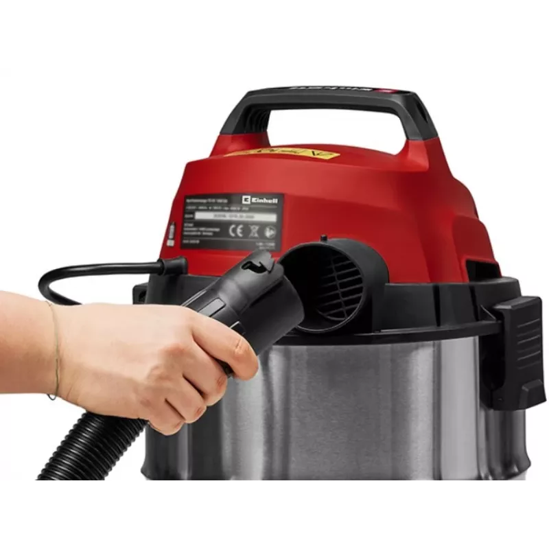 Vysávač na mokré/suché vysávanie do dielne Einhell TC-VC 3055 SA so zásuvkou, 30 L