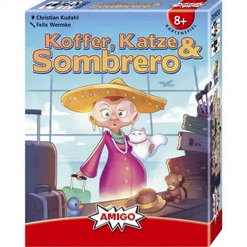 AMIGO Koffer, Katze & Sombrero detská hra memory