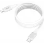 ANSMANN magnetický USB-C silikónový kábel 1,2 m biely