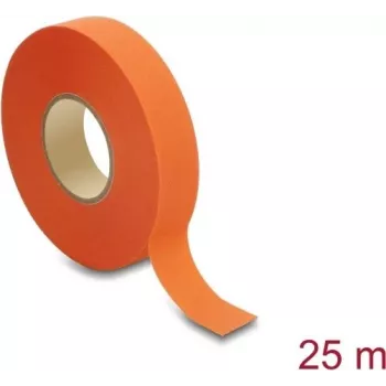 Delock tkaninová páska 25 m x 19 mm trhateľná samolepiaca oranžová