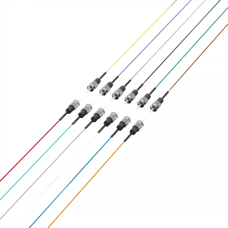 EFB fiber pigtail ST 50/125µm OM4, sada 12 farieb, 2m