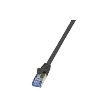 LogiLink PrimeLine Cat.6 U/UTP patch kábel RJ-45 konektor samec na konektor samec, 0,5 m, sivý