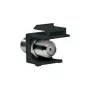 LogiLink NK0018B Keystone F-Type 75 Ohm spojka, konektor samica-samica, čierna