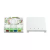 LogiLink FB4SC50 FTTH ukončovacia krabica s 50 m OS2 Singlemode SC/APC káblom, biela