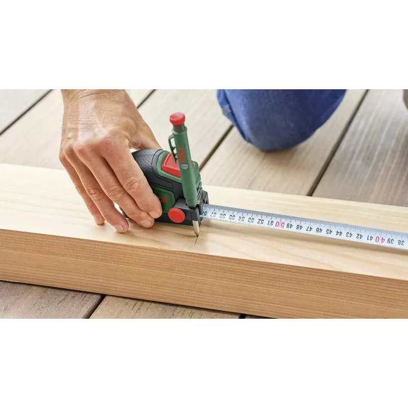 Bosch 1600A03318 5m meracie pásmo so sponou na ceruzku (zelená/čierna)