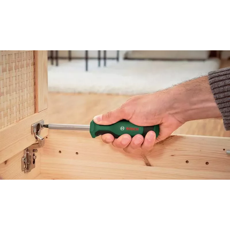 Bosch Starter sada náradia, 26-dielna (zelená/čierna, s textilným puzdrom na zips)