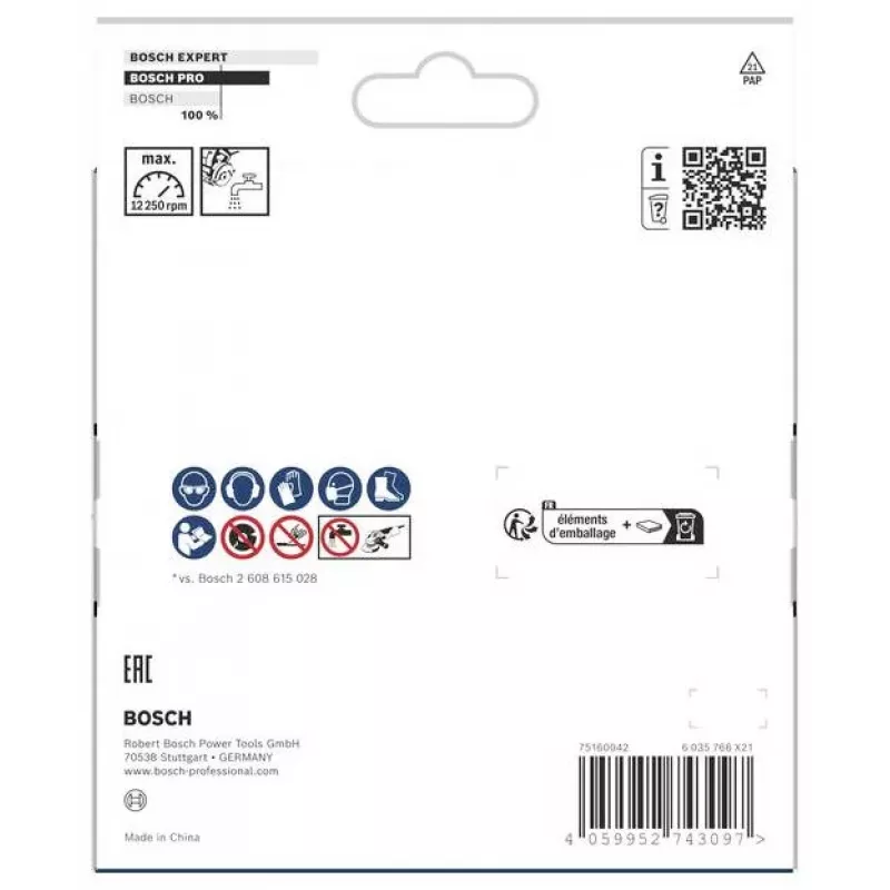 BOSCH POWERTOOLS PRO diamantový rezací kotúč X-LOCK MultiMaterial, Ø 125 mm (2 kusy, otvor 22,23 mm)