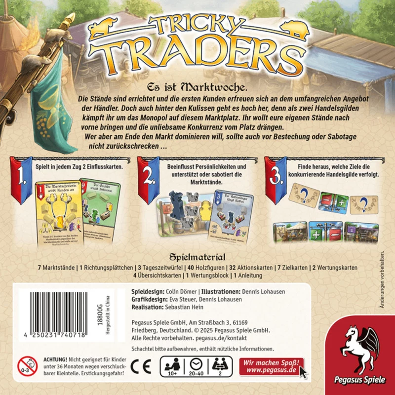 PEGASUS Tricky Traders strategická hra