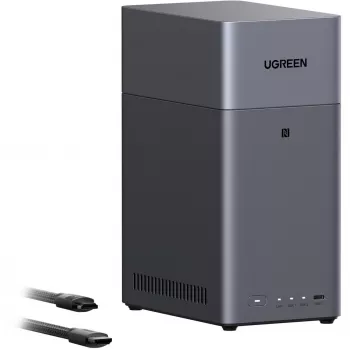 UGREEN DH2300 balenie s 2x Seagate IronWolf NAS 4TB CMR (čierna)