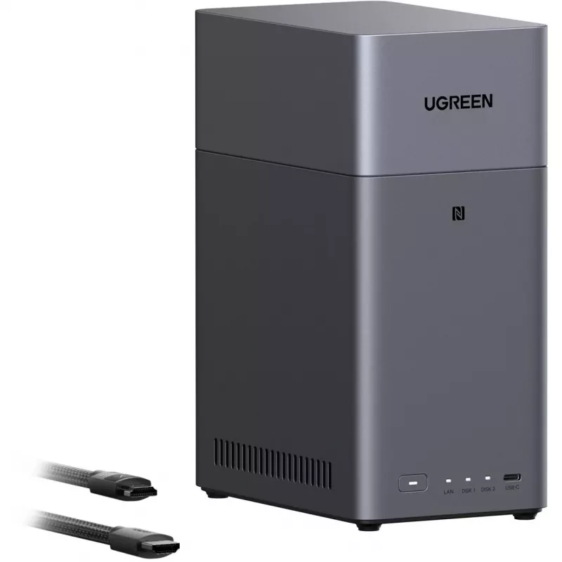 UGREEN DH2300 balenie s 2x Seagate IronWolf NAS 4TB CMR (čierna)