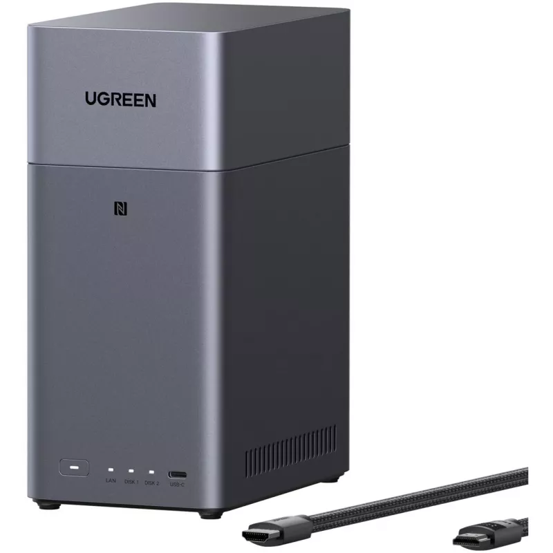 UGREEN DH2300 balenie s 2x Seagate IronWolf NAS 4TB CMR (čierna)
