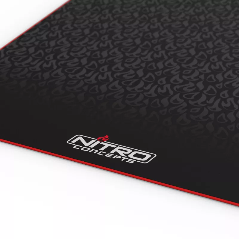 Nitro Concepts podložka na podlahu pre Sim-Racing rigy, 150 x 75 cm, protišmyková, čierna