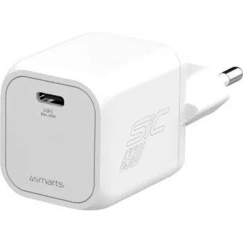 4smarts PDPlug SiC 45W USB-C nástenná nabíjačka biela