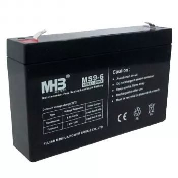 PowerWalker batéria MHB MS9-6 6V 9Ah uzavretá olovená batéria pre UPS systémy