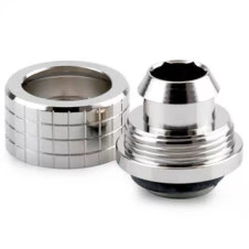 Thermal Grizzly DeltaMate hadicová spojka, mosadz - lesklý nikel, ST16