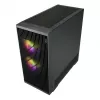 Fortron M330 Mini-Tower PC skriňa s tvrdeným sklom, čierna