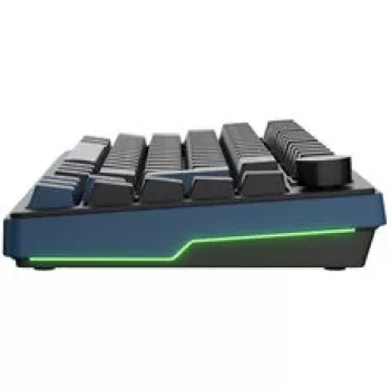 Ducky OK-M 75 mechanická herná klávesnica, 75% rozloženie, Hot-Swappable, RGB, ANSI, KTT Wine Red spínače