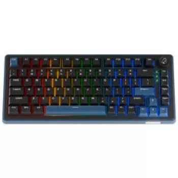 Ducky OK-M 75 mechanická herná klávesnica, 75% rozloženie, Hot-Swappable, RGB, ANSI, KTT Wine Red spínače