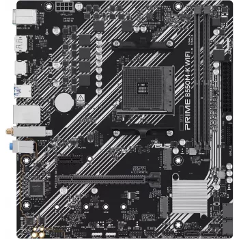 ASUS PRIME B550M-K WIFI AMD AM4 Micro-ATX základná doska s Wi-Fi 5, DDR4, PCIe 4.0, HDMI, VGA