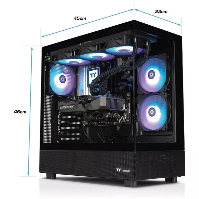 Thermaltake FTW V270 5070 herný stolný počítač (čierna, Windows 11 Home)