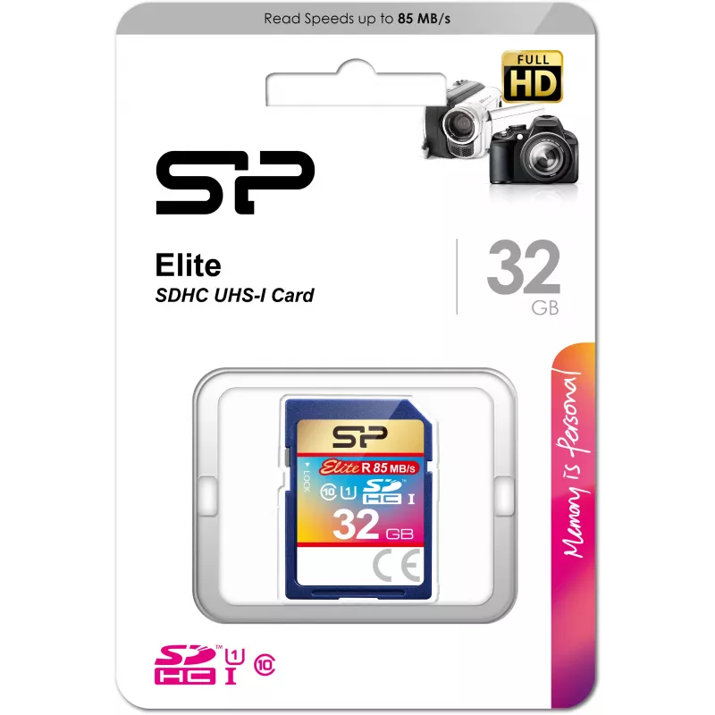 Silicon Power Elite SDHC 32GB UHS-I pamäťová karta (SP032GBSDHAU1V10)