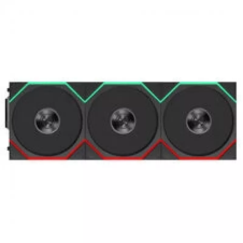 Lian Li UNI FAN TL FLEX Wireless ARGB Reverse Blade 120mm ventilátor 3 ks balenie s ovládačom, čierna