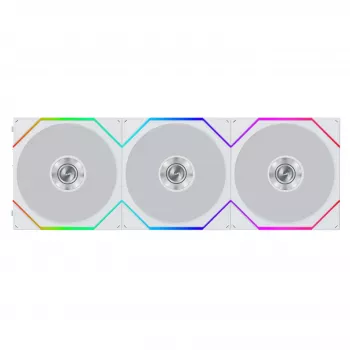 Lian Li UNI FAN TL FLEX Wireless ARGB Reverse Blade 120mm ventilátor 3 ks balenie s ovládačom - biela