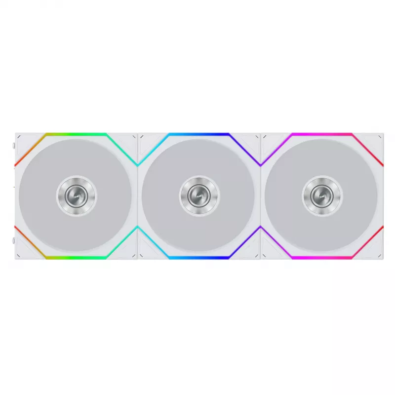 Lian Li UNI FAN TL FLEX Wireless ARGB Reverse Blade 120mm ventilátor 3 ks balenie s ovládačom - biela