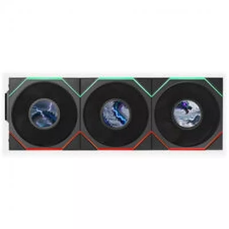 Lian Li UNI FAN TL LCD FLEX Wireless 120mm ARGB LCD ventilátor - čierna, 3 ks balenie s ovládačom