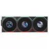 Lian Li UNI FAN TL LCD FLEX Wireless ARGB Reverse Blade 120mm ventilátor 3 ks balenie s ovládačom, čierna