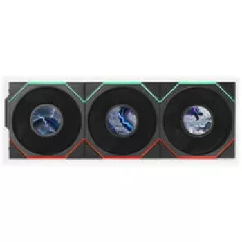 Lian Li UNI FAN TL LCD FLEX Wireless ARGB Reverse Blade 120mm ventilátor 3 ks balenie s ovládačom, čierna
