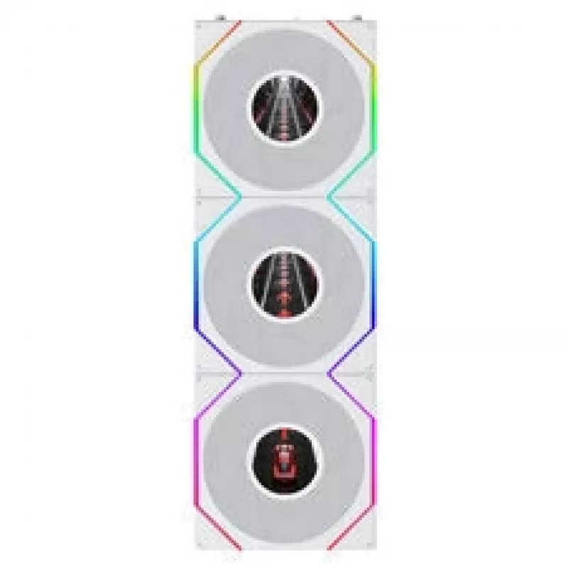 Lian Li UNI FAN TL120 LCD FLEX Wireless ARGB Reverse 3-pack biely 120mm ventilátor do skrine