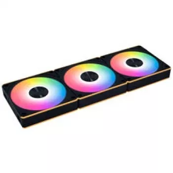 Lian Li UNI FAN CL FLEX Wireless PWM ARGB 120mm ventilátor do skrine, čierna, 3 ks balenie s ovládačom