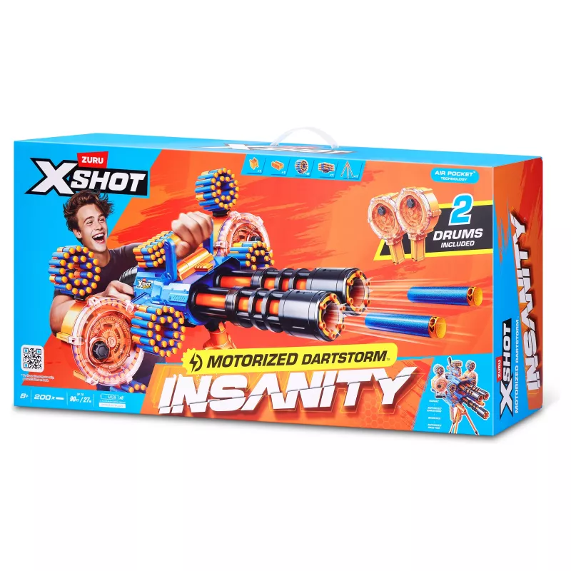 Zuru X-Shot Insanity Series 1 motorizovaný Dartstorm blaster