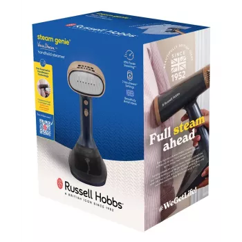 Russell Hobbs Steam Genie VacuSteam ručný parný žehliaci stroj 28550-56 – 1800 W, 200 ml, biela/modrá