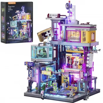 LUMIBRICKS Cyberpunk Neoncity Gamestack LED neónová tabuľa