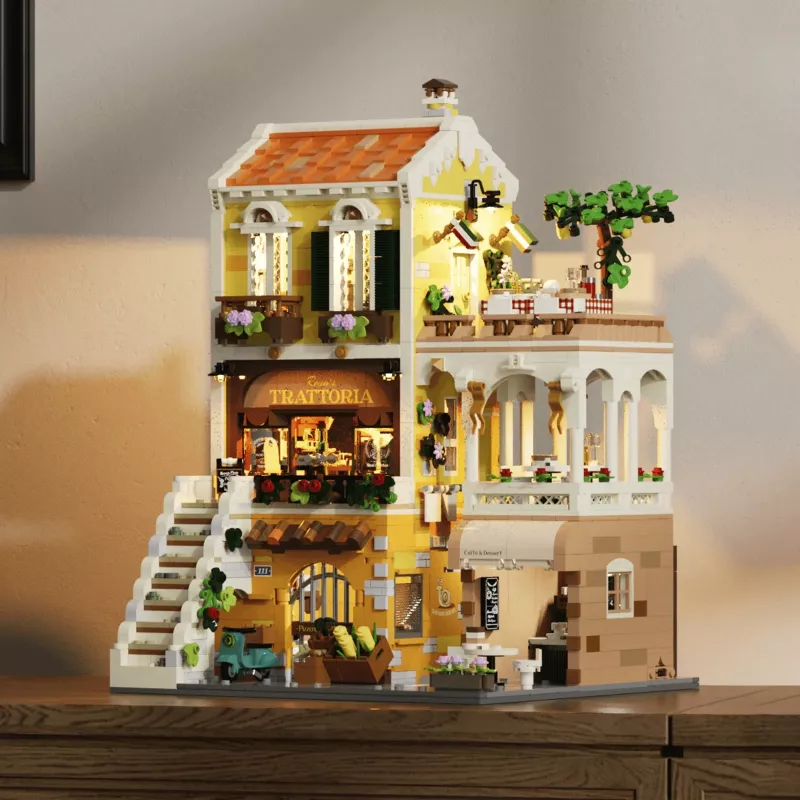 LUMIBRICKS Talianska reštaurácia v štýle vidieckeho domu
