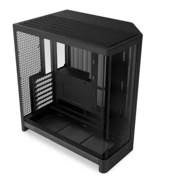 NZXT H6 2026 Mid-Tower Airflow Gaming skriňa čierna temperované sklo