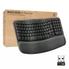 Logitech Ergo Series Wave Keys for Business bezdrôtová ergonomická klávesnica, taliansky layout, grafitová