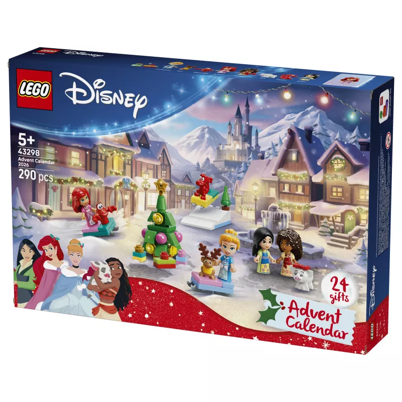 LEGO 43298 Disney Princess adventný kalendár 2026