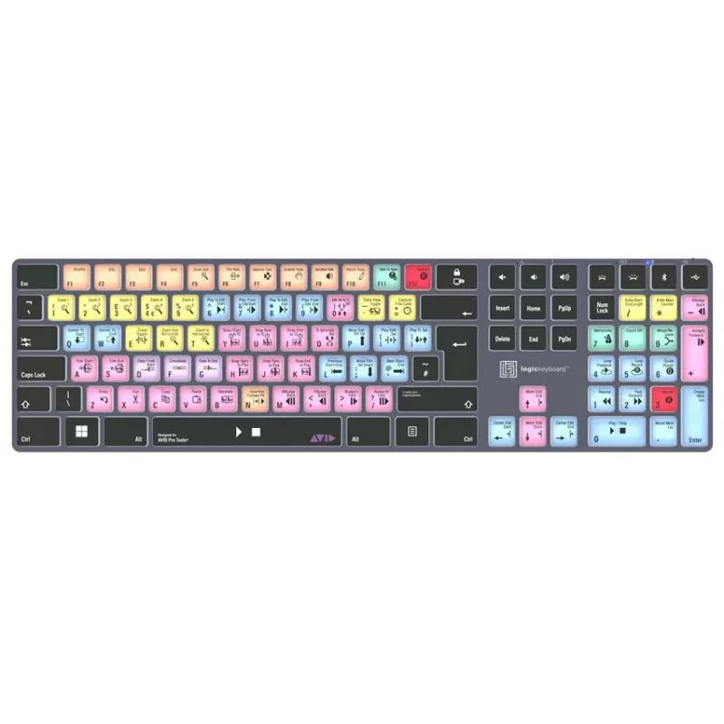 Logickeyboard Avid Pro Tools Titan UK PC klávesnica
