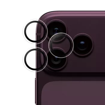 PanzerGlass SafeCam ochrana objektívu fotoaparátu pre iPhone 17/18 Pro & Pro Max - priehľadná