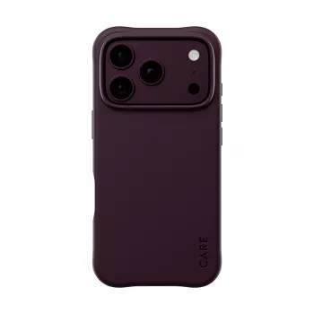CARE by PanzerGlass Samba Case puzdro pre iPhone 17/18 Pro, Dark Cherry, MagSafe