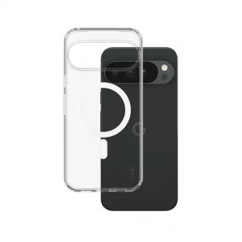 PanzerGlass Care by Urban Combat puzdro s Qi bezdrôtovým nabíjaním pre Google Pixel 11 Pro XL - priehľadné/biela