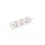 Lanberg PS0-03F-0150-W 3-násobná Schuko predlžovacia zásuvka, 1,5m kábel, biela