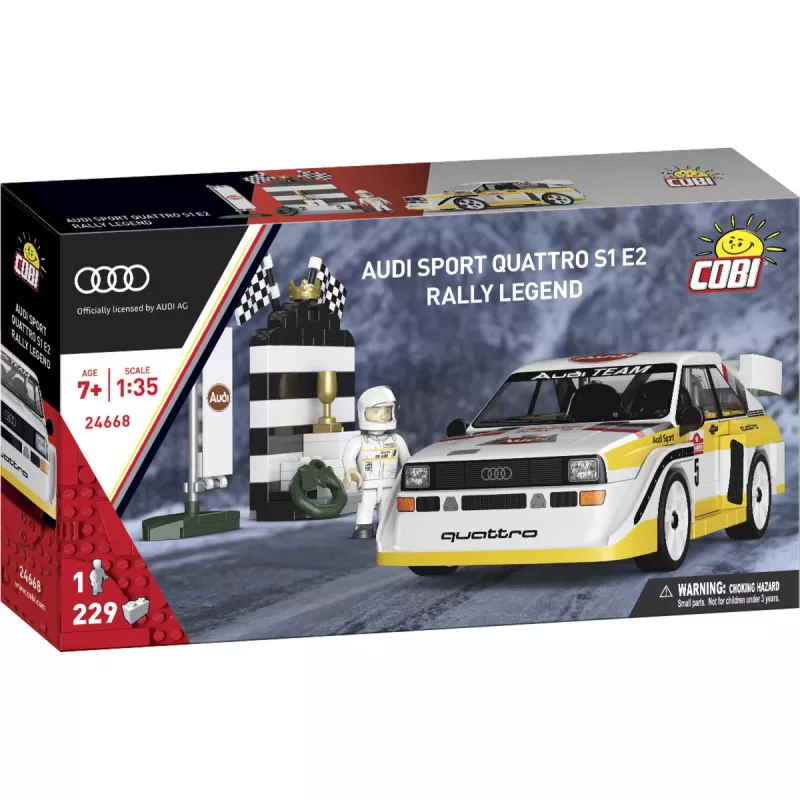 COBI Audi Sport quattro S1 E2 Rally Legend (1985) 1:35 stavebnica